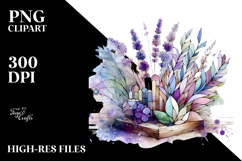 Wooden Stained Lavender PNG Product Image 2