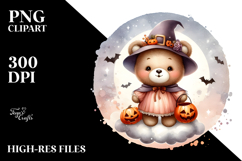 Cute Bear Standing on Cloud PNG Product Image 2
