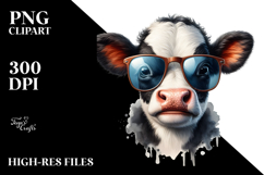 Funny Baby Cow PNG Product Image 2