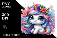 Cute Baby Unicorn PNG Product Image 2