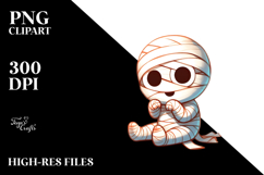 Digital Funny Mummy, PNG Product Image 2