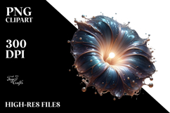 Glossy Morning Glory PNG Product Image 2