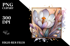 Stained Crocus PNG Product Image 2