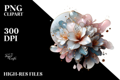 Glossy Azalea, Watercolor PNG Product Image 2