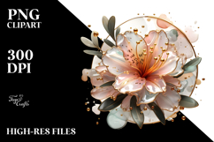 Glossy Azalea, Watercolor PNG Product Image 2
