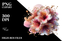 Glossy Azalea, Watercolor PNG Product Image 2