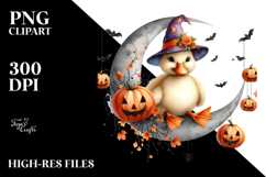 Duck Dressed for Halloween PNG Product Image 2