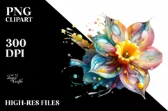 Vibrant Daffodil in Transparent PNG Product Image 3