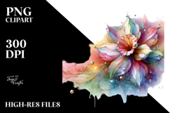 Shiny Daffodil with Metallic Insertions PNG Product Image 2