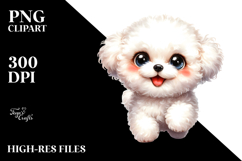 Cute Bichon Frise, PNG Product Image 2