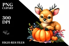 Baby Dog Pumpin Summer Drawing Clipart Product Image 3