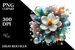 Shiny Jasmine, Watercolor PNG Product Image 2