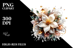 Shiny Jasmine, Watercolor PNG Product Image 2