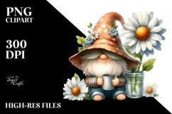 Adorable Gnome with Big Hat, PNG Product Image 2