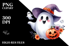 Funny Ghost Clipart, High-Res PNG Product Image 2