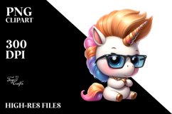 Cute Baby Unicorn Johny Bravo Product Image 1