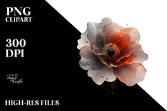 Abstract Poppy Material PNG Product Image 2