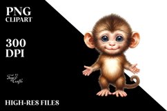 Funny Baby Monkey | Baby Monkey Sublimation Product Image 3