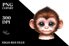 Funny Baby Monkey | Baby Monkey Sublimation Product Image 3