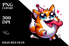 Exaggerated Fox with Large Udder, PNG Product Image 2