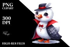 Funny Watercolor Swan | Sublimation Clipart Product Image 3