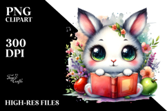 Crazy Baby Rabbit with Book Product Image 2