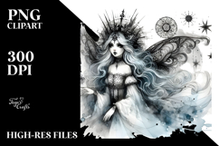Washed Gothic Fairy PNG Product Image 2