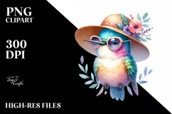 Cute Baby Hummingbird Sunglasses | Clipart Product Image 1