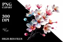 Cherry Blossom Made of Glass Material Product Image 3