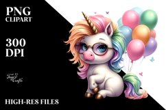Johny Bravo Baby Unicorn | Watercolor Product Image 1