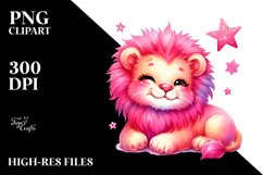 Resting Lion Star PNG Product Image 2