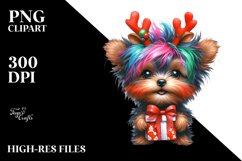a Vibrant Baby Yorkipoo PNG with Crazy Haircut Product Image 1