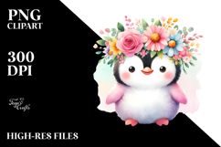 Colorful Flower Crown Clipart Product Image 2