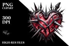Tattoo Style Heart with PNG Product Image 2