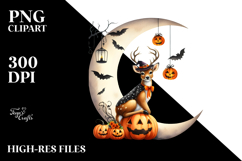 Deer Dressed for Halloween PNG Product Image 2