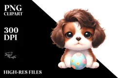Cute English Springer Spaniel, Transparent PNG Product Image 2
