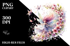 Tumbling Fairy Spring Petals | Clipart Product Image 1