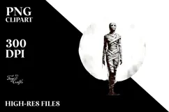 Digital Painting Mummy PNG Product Image 2