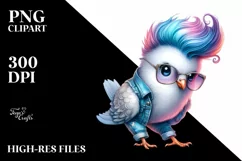 Cute Baby Dove Dancing PNG Product Image 1