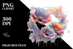 Glossy Poppy, High-Res PNG Product Image 1