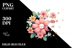 Cute Flower Flowers PNG Product Image 2