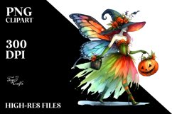 Fairy Halloween Watercolor Splash Product Image 1
