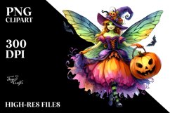 Fairy Halloween Watercolor Splash Product Image 3