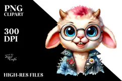 Cute Energetic Macaw with Punk Look PNG Product Image 2