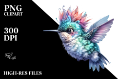 Cute Baby Hummingbird, High-Energy PNG Product Image 2