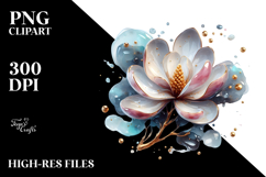 Abstract Magnolia, Transparent PNG Product Image 2