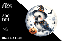 Cute Macaw in Halloween Costume, Transparent PNG Product Image 2