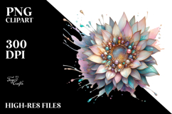 Abstract Sunflower Made of PNG Product Image 2