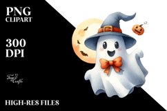 Funky Ghost Clipart, High-Res PNG Product Image 3