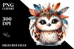 Washed Owl Diva Look | Summer Sticker Clipart Product Image 2